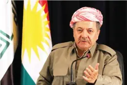  ??  ?? Masoud Barzani