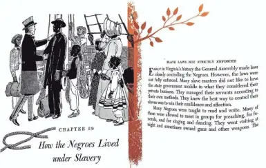  ?? COURTESY OF WANDA TUCKER ?? An excerpt from “Virginia: History, Government, Geography,” published in 1957.