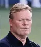  ??  ?? LOOK AHEAD Koeman is ready for life without Messi