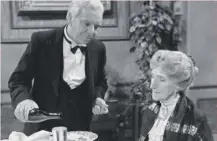  ??  ?? Freddie Frinton and May warden in Dinner for One