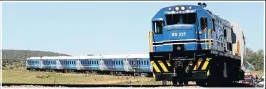  ?? Picture: MORERI SEJAKGOMO ?? TRACKS: One of the Transnet Engineerin­g trains sold to Botswana