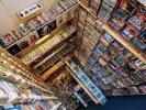  ?? Photograph: Courtesy of Snips Movies ?? ‘This right here is a veritable library’ … inside Snips Movies in Bebington, Wirral.