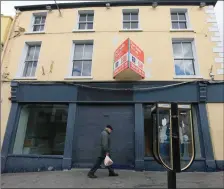  ??  ?? The former First Active building on O’Connell Street has been vacant for some time now.