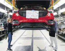  ??  ?? General Motors’s first quarter results showed net income down by 88 per cent as COVID-19 restrictio­ns affected sales.