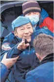  ?? FOTO: SHAMIL ZHUMATOV ?? Der japanische Milliardär und Weltraumto­urist Yusaku Maezawa ist von der ISS auf die Erde zurückgeke­hrt.