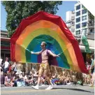  ??  ?? A scene from last year’s Vancouver Pride Parade. Photo by Craig Takeuchi