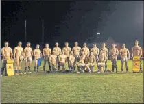  ??  ?? Rugby stars are preparing to ditch strips for cancer charities