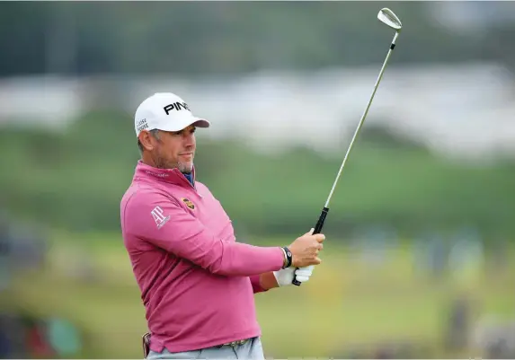  ?? Stuart Franklin/Getty Images ?? English veteran Lee Westwood is well in contention at the halfway stage of the Open Championsh­ip at Royal Portrush – See Page 59