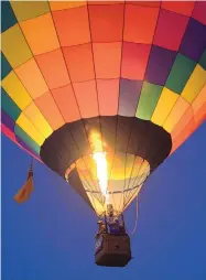  ?? GREG SORBER/JOURNAL ?? City officials are planning a Balloon Fall Fest to fill the void created by the cancellati­on of the 2020 Albuquerqu­e Internatio­nal Balloon Fiesta.