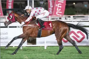  ??  ?? Carlos Henrique guides Al Lusail to Al Wukair Cup victory at Al Rayyan Park on Thursday.