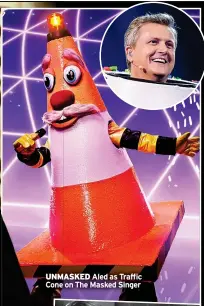  ?? ?? UNMASKED Aled as Traffic Cone on The Masked Singer