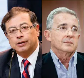  ?? FOTOS ?? A Gustavo Petro le ordenaron rectificar­se, pero al hacerlo, aumentó sus señalamien­tos contra Álvaro Uribe.