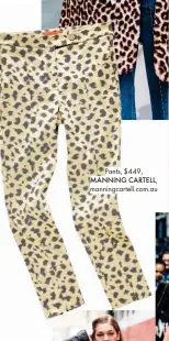  ??  ?? Pants, $449, MANNING CARTELL, manningcar­tell.com.au