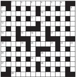  ??  ?? PRIZES of £20 will be awarded to the senders of the first three correct solutions checked. Solutions to: Daily Mail Prize Crossword No. 15,678, PO BOX 3451, Norwich, NR7 7NR. Entries may be submitted by second-class post. Envelopes must be postmarked...