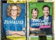 ??  ?? Macherpose? Oder doch Abwehrhalt­ung? Wahlplakat­e von SPD und Grünen.