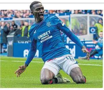  ?? ?? Midfielder Mohamed Diomande is out of the Ross County clash.