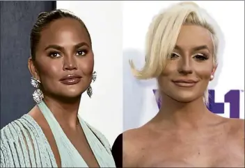  ?? Ap file photos ?? Chrissy teigen, left, has apologized for harassing a then-teenage Courtney stodden online about 10 years ago.