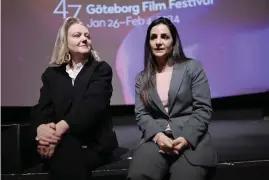  ?? ?? Kulturmini­ster Parisa Liljestran­d (M) tillsamman­s med den nyligen utsedda särskilda utredaren Eva Bergquist.