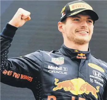  ??  ?? El neerlandés Max Verstappen emerge como la nueva estrella de la Fórmula uno.