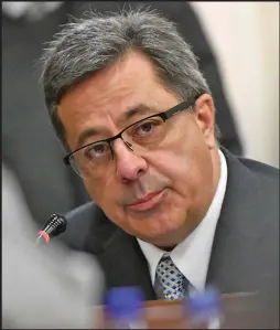  ?? /Gallo Images ?? Markus Jooste, Steinhoff’s former CEO, appeared before a parliament­ary committee.