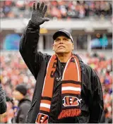  ?? FILE ?? Bengals legend Anthony Munoz, considered one of the greatest left tackles in the game, was inducted into the Pro Football Hall of Fame in 1998 in his first year of eligibilit­y.