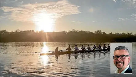  ??  ?? Lake Karapiro remains one of the major tourist attraction­s for the Waipa district. Inset: Hamilton and Waikato Tourism chief executive officer Jason Dawson.