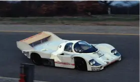  ??  ?? Above right: Jürgen Barth had carried out the first explorator­y drives of ‘001’, before handing over to Ickx, Mass and Bell for final prerace testing in March 1982