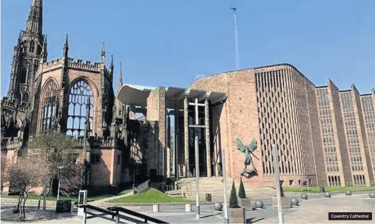  ??  ?? Coventry Cathedral