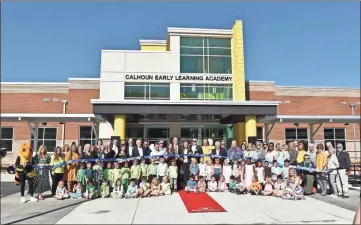  ?? Blake Silvers ?? Calhoun’s new Early Learning Academy on Barrett Road hosted a ribbon cutting ceremony Thursday morning.