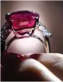  ??  ?? The 8.72 pink diamond resurfaced recently as it was kept in a bank vault since the 1940s is believed to have been part of the collection of Princess Mathilde, the niece of French Emperor Napoleon I
TheHistori­cPink
‘THE HISTORIC PINK’
The...