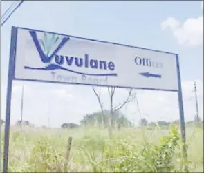  ?? (File pic) ?? A sign showing direction to Vuvulane Town Board offices.