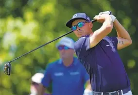  ?? ABBIE PARR AP ?? Rickie Fowler (above) and Jason Day have moved into the top 125 in the FedEx Cup standings as players leave for LIV Golf, and will move up two more spots Thursday.