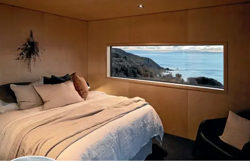  ??  ?? The front bedroom boasts stunning sea views, though you may want to retreat on rougher nights.