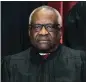  ?? NEW YORK TIMES VIA AP, POOL, FILE ?? Clarence Thomas