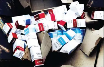  ?? AFP ?? The World Health Organisati­on estimates that every year some 100,000 people across Africa die from taking “falsified or substandar­d” medication.