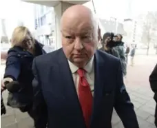  ?? ADRIAN WYLD/THE CANADIAN PRESS ?? Sen. Mike Duffy is currently on trial for fraud and bribery.