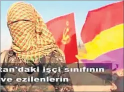  ?? . ?? Imagen del vídeo de los brigadista­s españoles en Siria