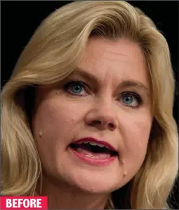  ??  ?? Medical advice: Justine Greening pictured in October last year BEFORE