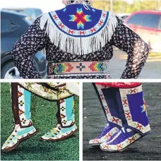  ??  ?? Two complete sets of beadwork a brown belt and seven handmade traditiona­l jingle dresses were stolen on Oct. 30 in Saskatoon.