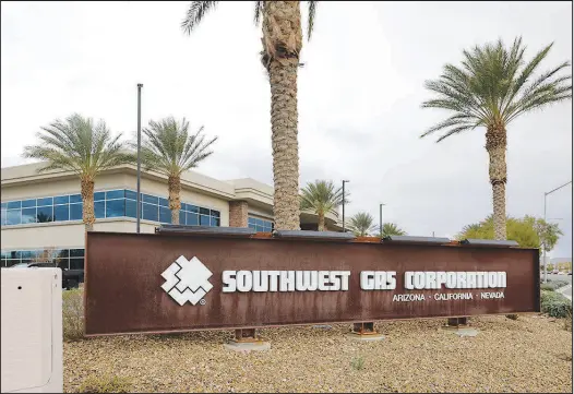  ?? STEVE MARCUS ?? While Southwest Gas is seeking a rate increase to cover utility operations, it also filed a separate request with Nevada regulators to reflect drops in the price of natural gas. The net result, Southwest says, should be for residentia­l customers to start seeing their monthly bills go down.