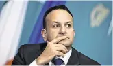  ?? PHOTO: JULIEN BEHAL ?? A step back: Tánaiste Leo Varadkar originally said Nphet ‘had not thought things through’.