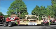  ?? PHOTO PROVIDED ?? A float in a recent parade celebrates the 225th anniversar­y of the town of Milton.