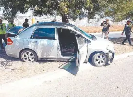  ?? ALAN ELÍ PÉREZ ?? Los asesinos habían logrado huir, pero chocaron y los capturaron.