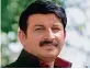  ??  ?? Manoj Tiwari