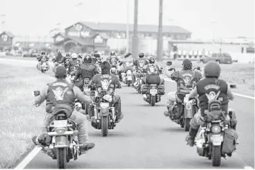  ?? Houston Chronicle file ?? The Bandidos Motorcycle Club, shown here in Katy in 2000, called Monday for Waco police to share video and autopsy reports relating to a bloody melee that left nine people dead, 18 wounded and 177 arrested.