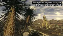  ??  ?? You might actually want to hug the trees in the Wasteland Flora Overhaul.