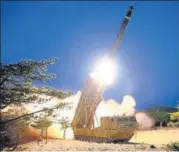  ?? REUTERS ?? ■
A photo of the testing released by North Korea state media .