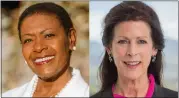  ?? COURTESY PHOTOS ?? Two candidates for Contra Costa district attorney, incumbent Diana Becton, left, and Deputy District Attorney Mary Knox.