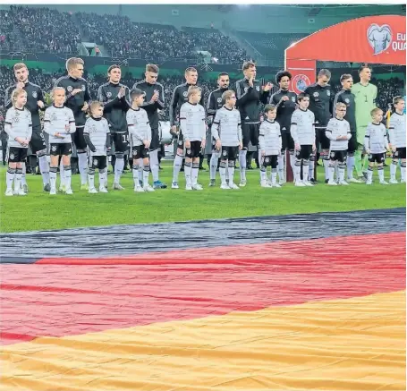  ?? FOTO: IMAGO ?? Am 16. November 2019 war zuletzt eine deutsche Fußball-nationalma­nnschaft zu Gast in Gladbach. In der Em-qualifikat­ion gab es ein 4:0 gegen Belarus.