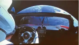  ??  ?? Earlier this year Elon Musk fired a Tesla into space. Now he wants to go himself.